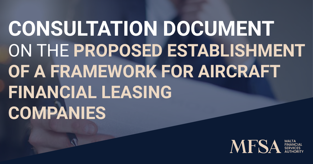 Consultation on the Proposed Establishment of a Framework for Aircraft ...